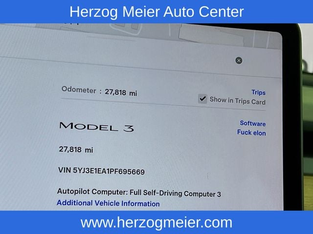 2023 Tesla Model 3 Base
